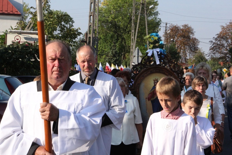 Powitanie ikony MB Częstochowskiej w Baranowie