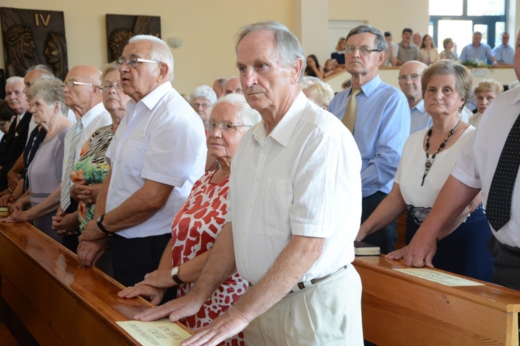 Dziękczynienie złotych jubilatów małżeńskich