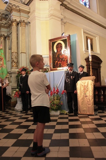 Powitanie ikony MB Częstochowskiej w Szymanowie