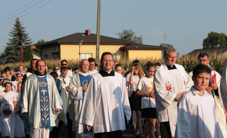 Powitanie ikony MB Częstochowskiej w Szymanowie