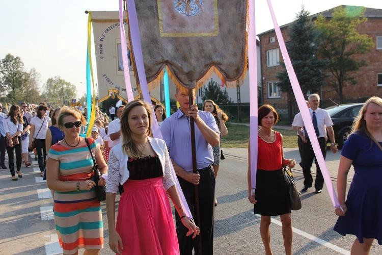 Powitanie ikony MB Częstochowskiej w Miedniewicach