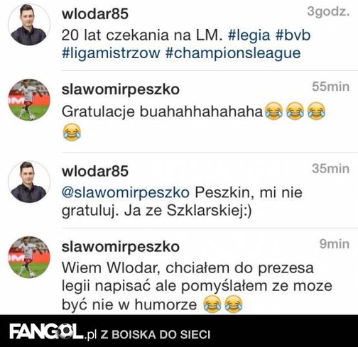 Zobacz memy po meczu Legii z Borussią