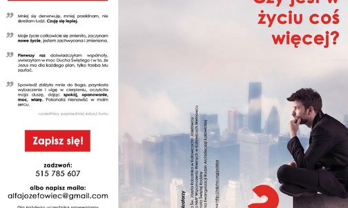 Nowa edycja kursów Alpha, Katowice, 28 września