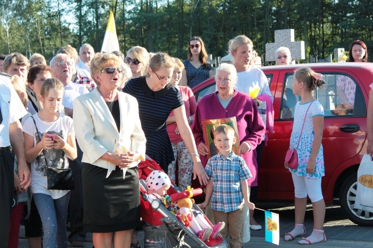 Powitanie ikony MB Częstochowskiej w Radziwiłłowie