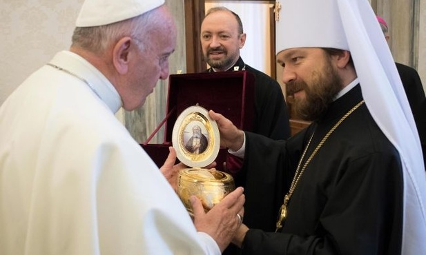 Dar Cyryla I dla Papieża Franciszka