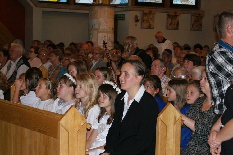 Powitanie ikony MB Częstochowskiej w Puszczy Mariańskiej