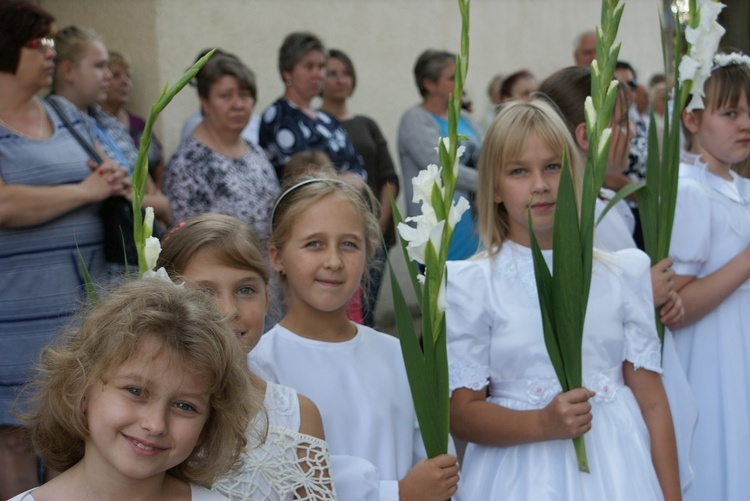 Powitanie ikony MB Częstochowskiej w Puszczy Mariańskiej