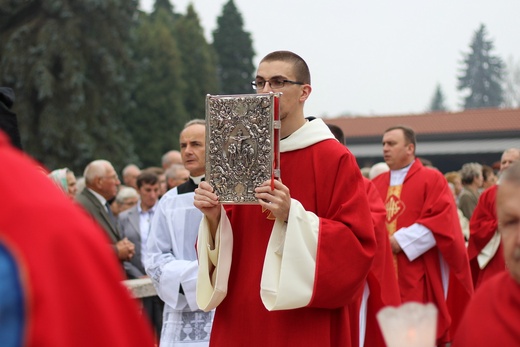 Zakończenie uroczystości odpustowych w Mogile