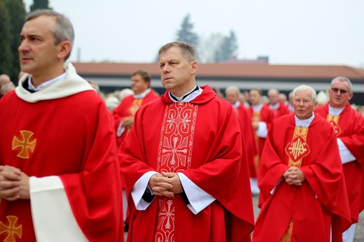 Zakończenie uroczystości odpustowych w Mogile