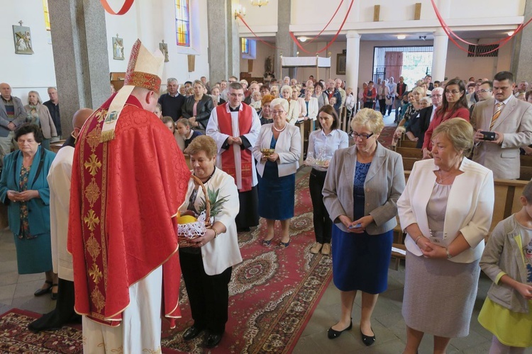 Uroczystość poświęcenia i wmurowania kamienia węgielnego w Gdyni-Witominie