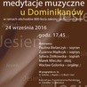 Jesienne medytacje muzyczne u dominikanów, Katowice, 24 września