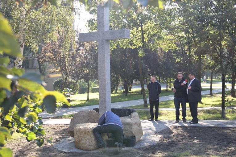 Nowy krzyż w Mysłowicach