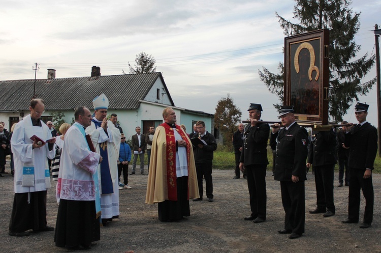 Powitanie ikony MB Częstochowskiej w Skułach