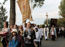 Powitanie ikony MB Częstochowskiej w Skułach