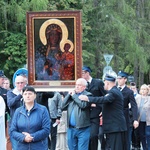 Powitanie ikony MB Częstochowskiej w Skułach