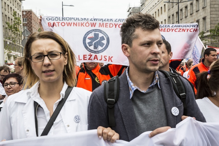 Protest służby zdrowia