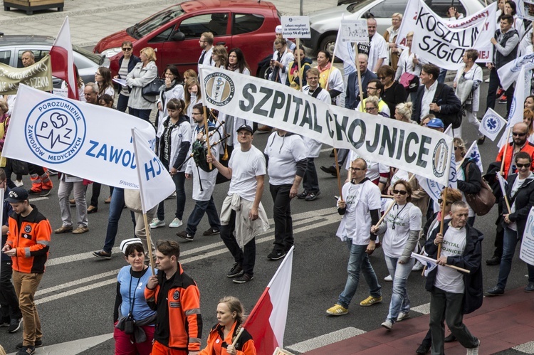 Protest służby zdrowia