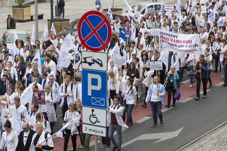 Protest służby zdrowia