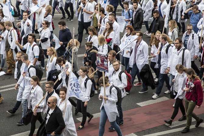 Protest służby zdrowia