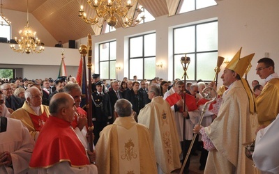 Poświęcenie kościoła pomocniczego w Stradomce