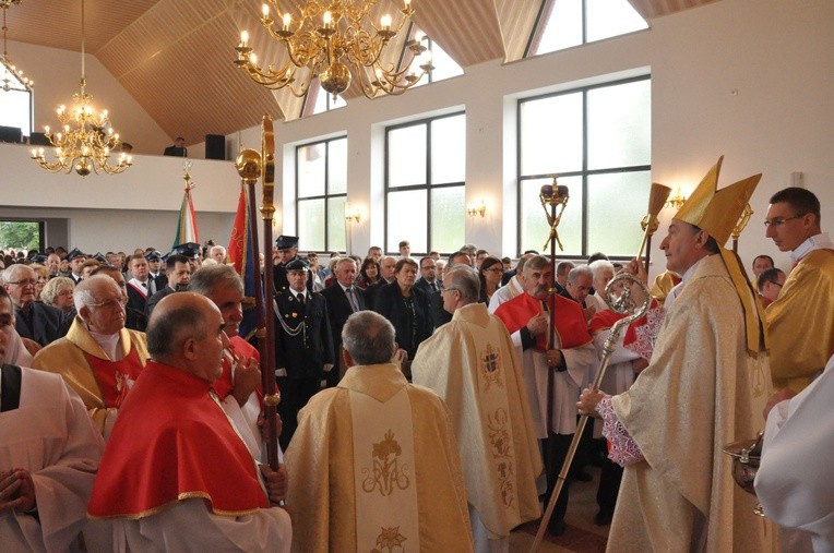 Poświęcenie kościoła pomocniczego w Stradomce