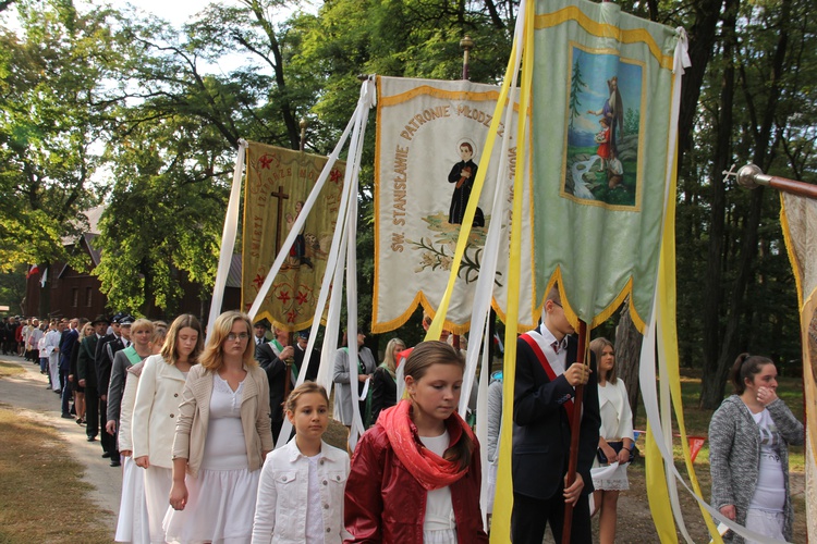 Powitanie ikony MB Częstochowskiej w Lutkówce