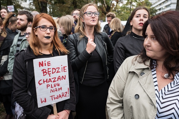 Protesty przeciwko obronie życia