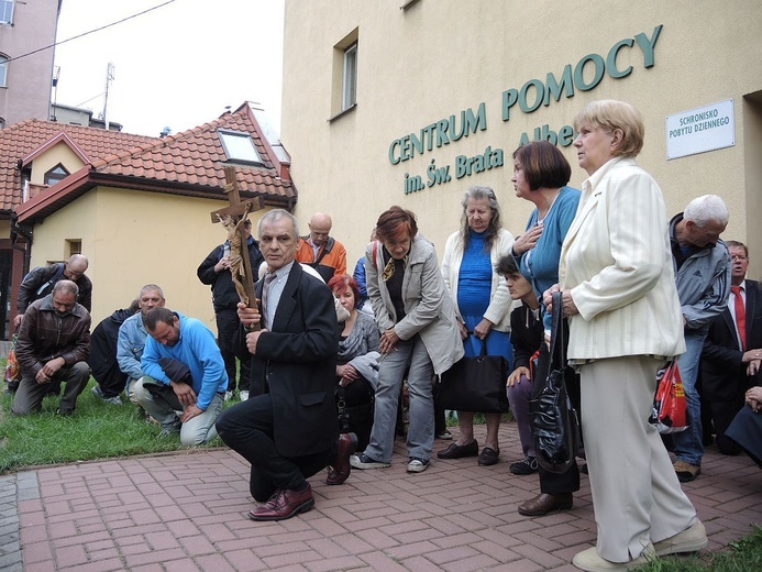 Peregrynacja krzyża św. Jana Pawła II w Bielsku-Białej