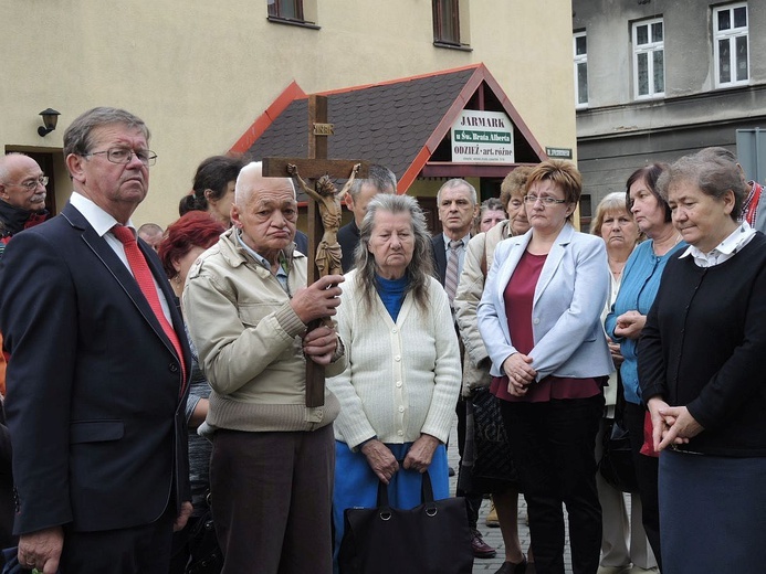 Peregrynacja krzyża św. Jana Pawła II w Bielsku-Białej