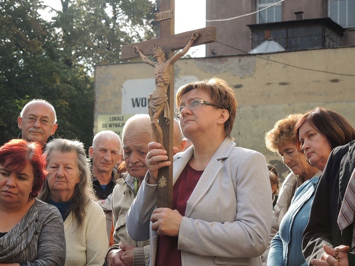 Peregrynacja krzyża św. Jana Pawła II w Bielsku-Białej