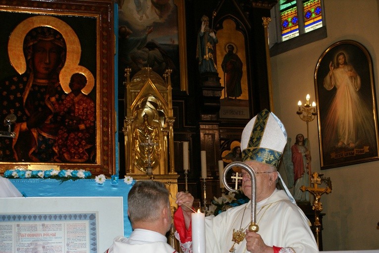 Powitanie ikony MB Częstochowskiej w Lubani