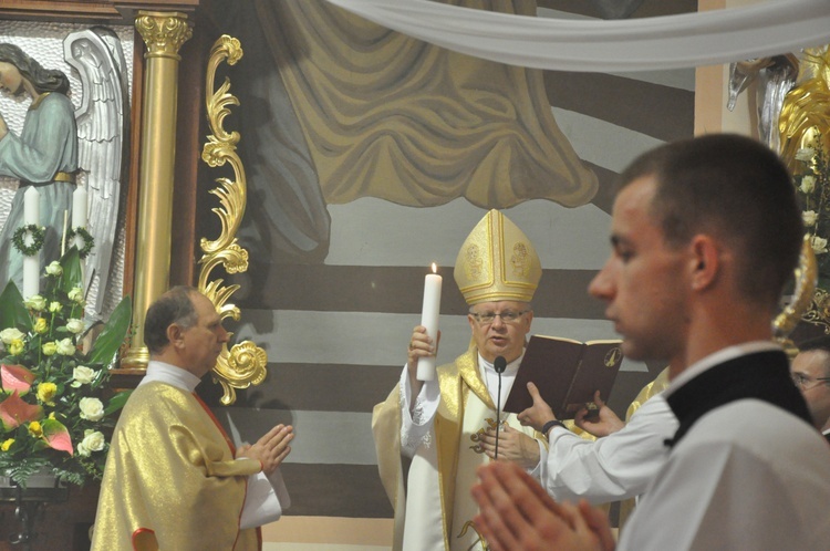 Poświęcenie kościoła w Ostrożnicy