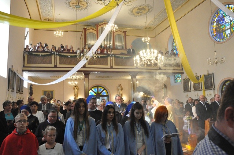 Poświęcenie kościoła w Ostrożnicy