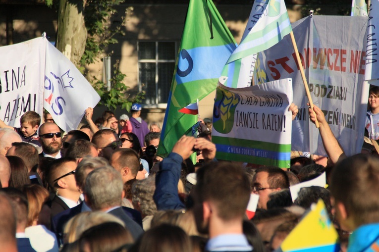 Spotkanie Prezydenta RP z mieszkańcami Strzelec Opolskich