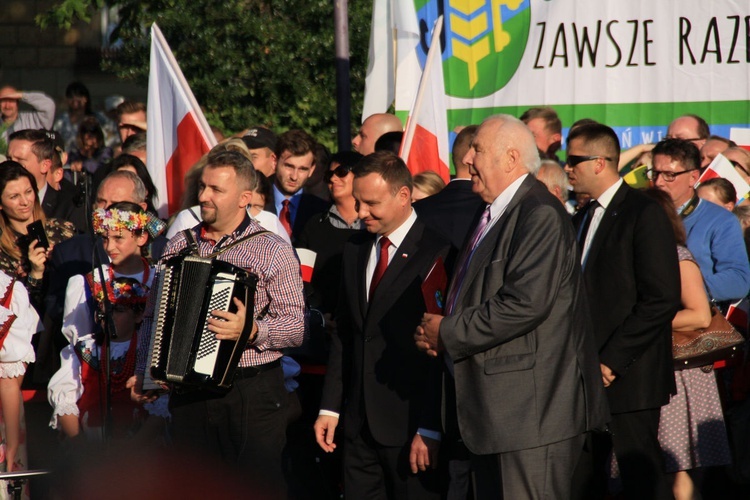 Spotkanie Prezydenta RP z mieszkańcami Strzelec Opolskich