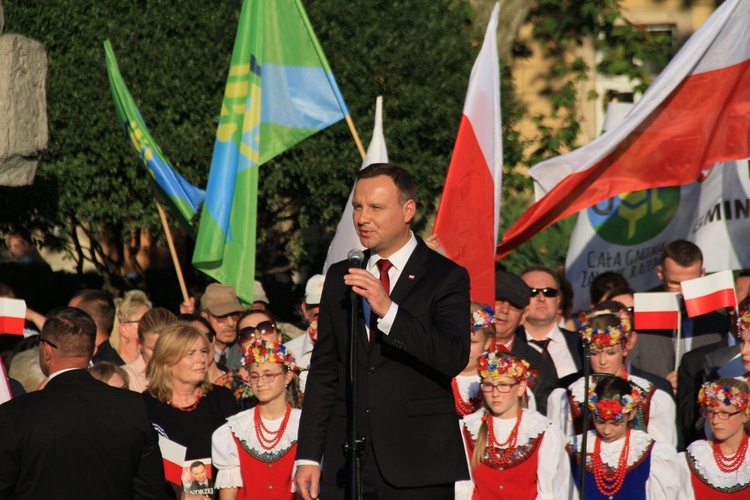 Spotkanie Prezydenta RP z mieszkańcami Strzelec Opolskich