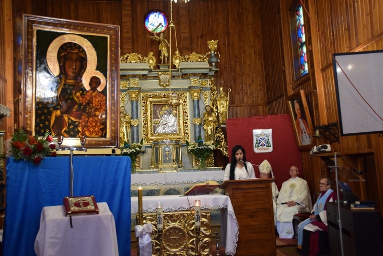 Powitanie MB Częstochowskiej w Lewinie