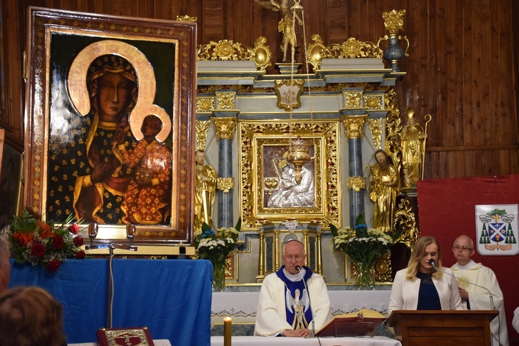 Powitanie MB Częstochowskiej w Lewinie