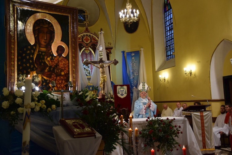 Powitanie ikony MB Częstochowskiej w Nowym Mieście nad Pilicą