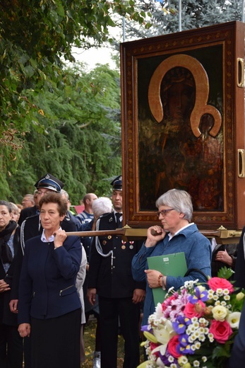 Powitanie ikony MB Częstochowskiej w Nowym Mieście nad Pilicą