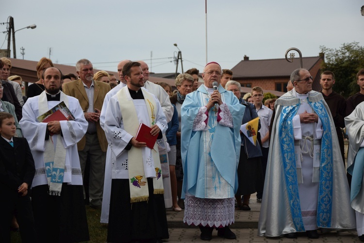 Powitanie ikony MB Częstochowskiej w Nowym Mieście nad Pilicą