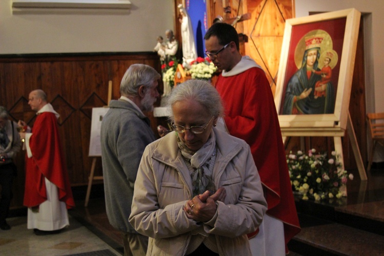 Pożegnanie kopii obrazu Matki Bożej w Korbielowie