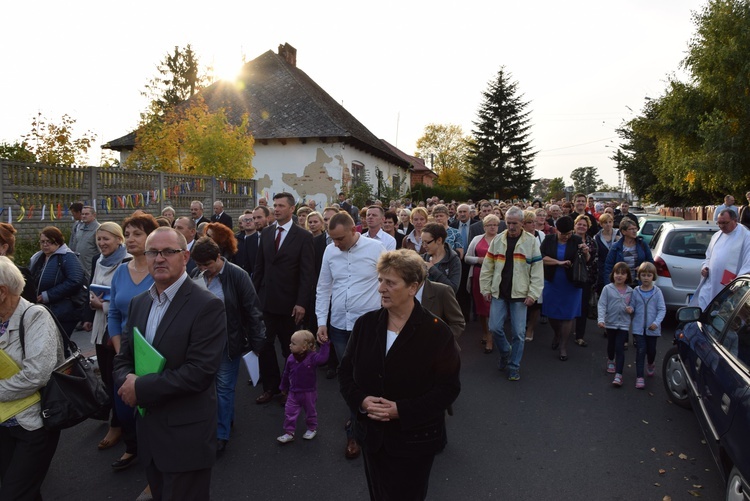 Powitanie ikony MB Częstochowskiej w Rzeczycy