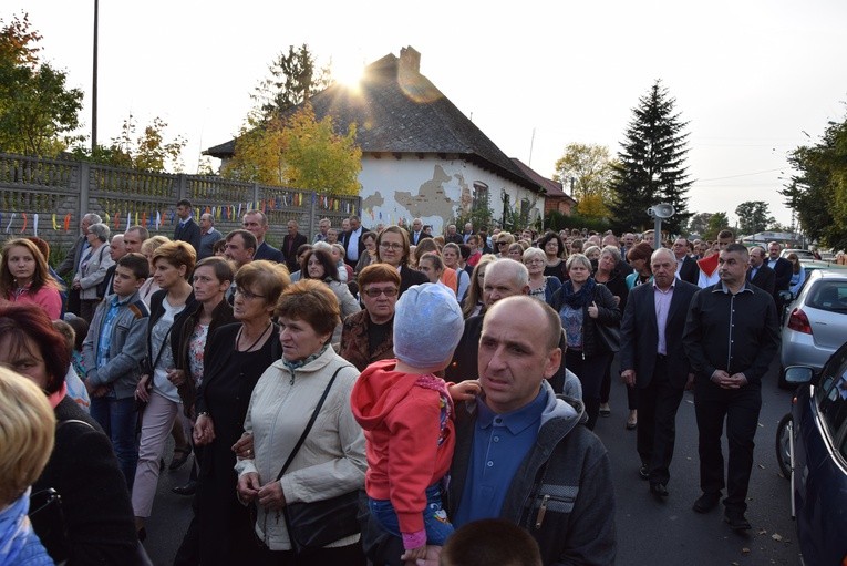 Powitanie ikony MB Częstochowskiej w Rzeczycy