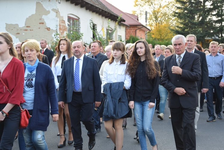 Powitanie ikony MB Częstochowskiej w Rzeczycy