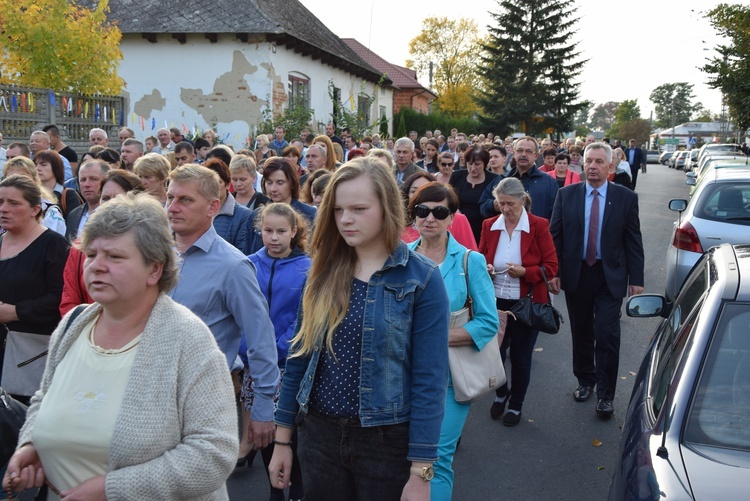 Powitanie ikony MB Częstochowskiej w Rzeczycy