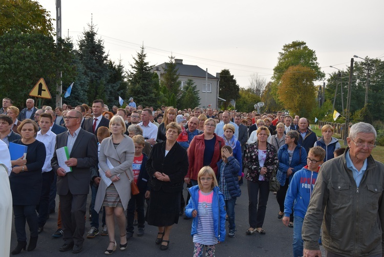 Powitanie ikony MB Częstochowskiej w Rzeczycy