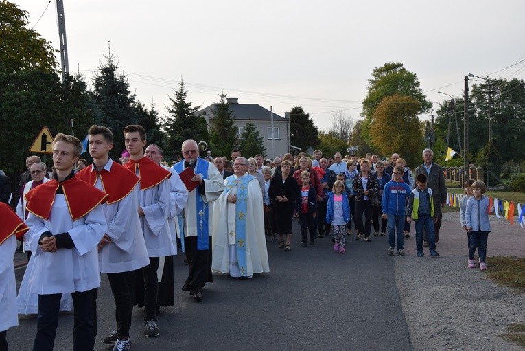Powitanie ikony MB Częstochowskiej w Rzeczycy