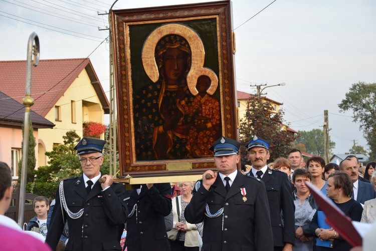 Powitanie ikony MB Częstochowskiej w Rzeczycy