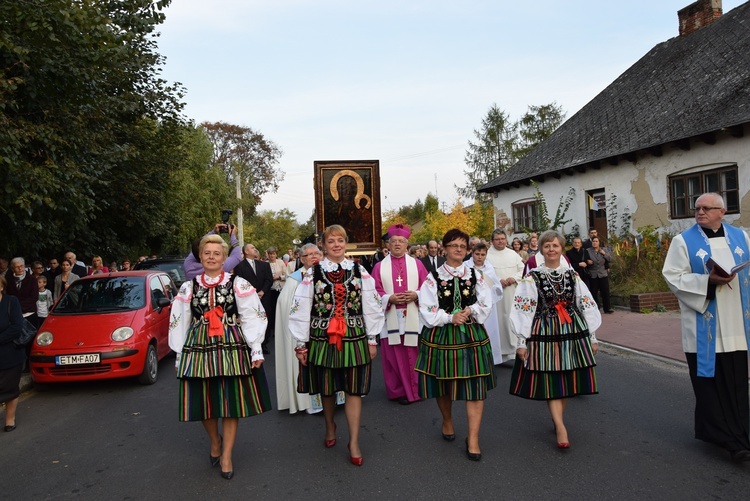 Powitanie ikony MB Częstochowskiej w Rzeczycy